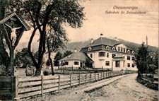 AK GRUSS AUS OBERAMMERGAU GARMISCH PARTENKIRCHEN SCHULE FÜR HOLZSCHNITZEREI 1922