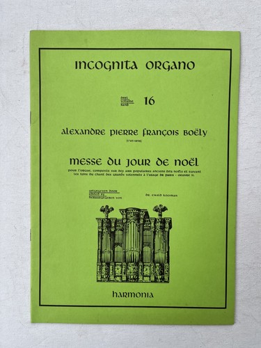Noten boëly messe du - messe, jour