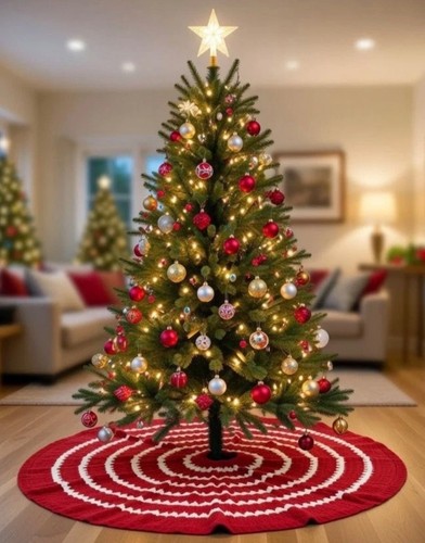 Chrisbaumdecke rot - -,