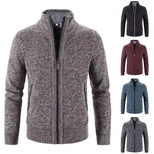 Strickjacke für herren mit - strickjacke,