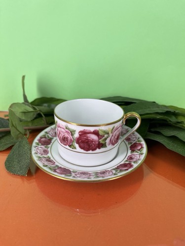 Teetasse untertasse rose - +,