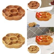 Runde getrocknete Obstteller