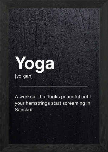 Yoga lustige definition - yoga,
