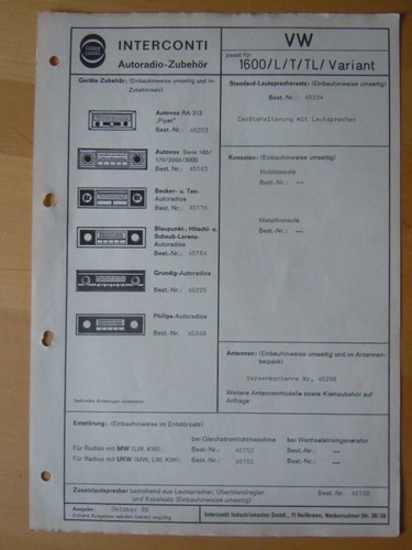 1600 variant 1969 - vw,
