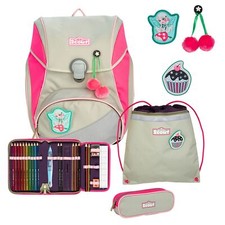 Scout Alpha Schulranzen-Set 4tlg. #SCT-744007-DIN (pink cherry)