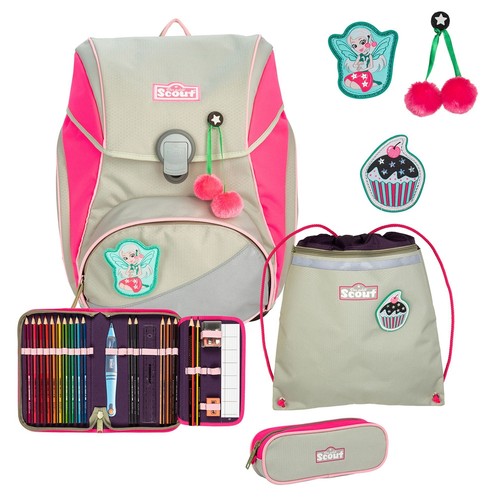 Scout alpha schulranzen set - scout, schulranzen-set