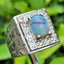 Natürlich Feuer Opal & Cz