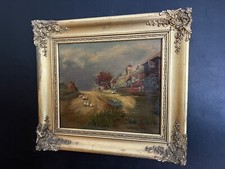 Antik Ölgemälde Ölbild Impressionismus￼Landschaft sig. Schultze Düsseldorf