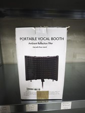 Portabler Mikrofon Absorber, Klappbar, Studio Screen, Hall Diffusor Neu OVP