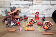 Playmobil Ritter Angriffsturm Katapulte mit Figuren und Zubehör