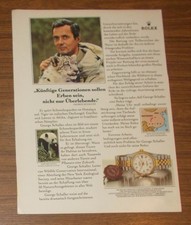 Seltene Werbung vintage ROLEX