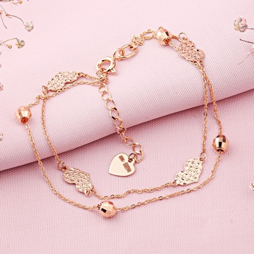 Armband mit anhaengers - armband, rose