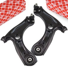 2x FEBI BILSTEIN Querlenker Vorne für SEAT Ibiza 3 SKODA Fabia 2 VW Polo 9A