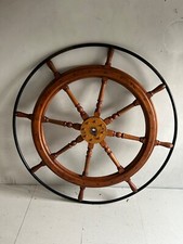 Schiffssteuerrad antik ca. 140 cm vermutlich aus Rheinfrachtschiff