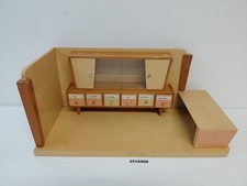Kaufmannsladen mit Schrank Holz Glas Mid-Century 50er 60er Jahre Kinder #2510900