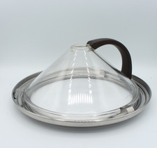 Börner Kitchen Joy   Brathaube Bratfix Spritzschutz Glas 24 - 28 cm für Pfanne