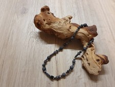 Kette Lavastein und Hämatit -