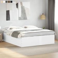Bettgestell Bettrahmen mit Lattenrost Einzelbett Doppelbett Schlafzimmerbett Neu