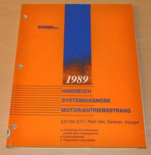 Werkstatthandbuch Chrysler 1989 Handbuch Systemdiagnose Motor/Antriebsstrang 