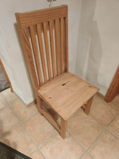 Schnäppchen 6 Eßzimmerstühle Massivholz Pinie, gewachst, honigfarben