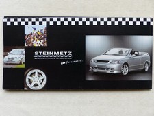 Steinmetz Tuning Opel Corsa Astra Omega Vectra Calibra Tigra - Prospekt Brochure