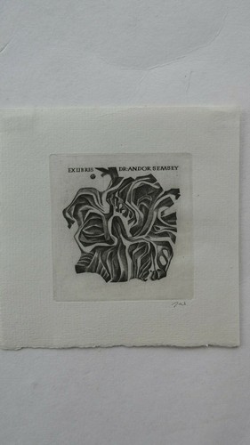 Exlibris kupferstich von - von, w
