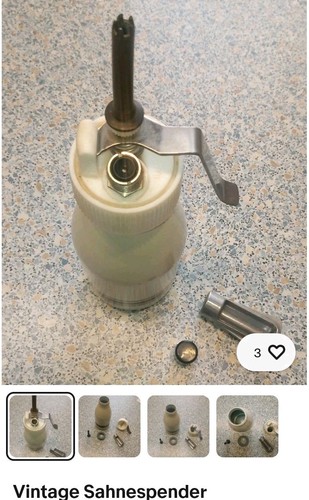 Vintage sahnespender - vintage,