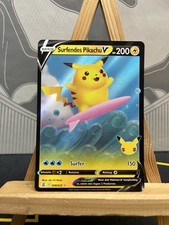 Pokemon Surfendes Pikachu V | Deutsch 008/025 Celebrations | Near Mint