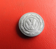 * VW-Medallie/Marke 1985-1990 Alu * ca.17mm (185)(Alb.1)