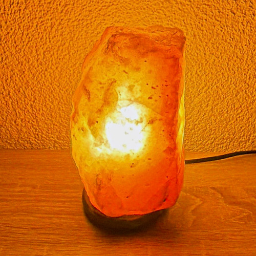 Salzkristall salzlampe orange - salzkristall,