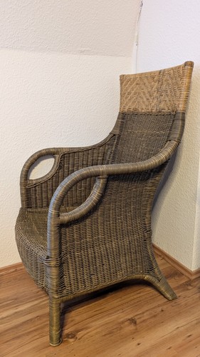 Handgefertigter rattan sessel - rattan,
