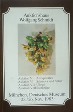 AUKTIONSKATALOG UHREN SCHMUCK ANTIQUITÄTEN BIERKRÜGE 1983 ca. 1800 Positionen