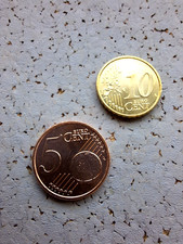5 und 10  Cent  F