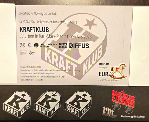 Kraftklub sterben - kraftklub, in