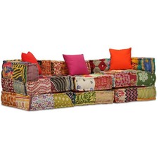 Sitzpouf Modulsofa | Patchwork