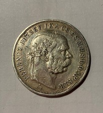 Silbermünze 5 Kronen 1908