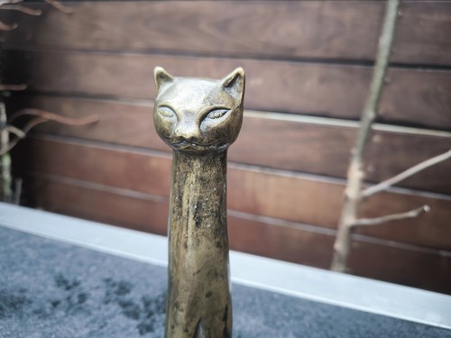 Bronze skulptur figur bastet - skulptur,