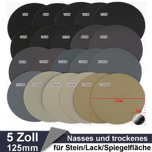 125mm schleifscheiben nass - 125mm, und