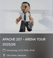 2x Karten für Apache 207- Arena Tour 20 26 Hannover  2 Sitzplätze Im Unterrang