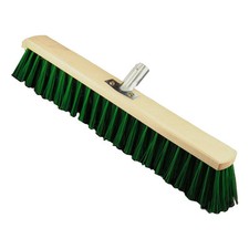Straßenbesen  50 cm cm breit Besen Kehrbesen mit Metallstielhalter PVC