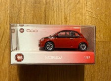 Top: Norev 50906476 Fiat 500 Rot Panorama Dach Automodell 1:87!