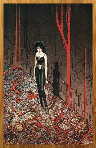 1994 sandman death pinup - pinup, print
