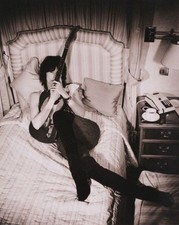 Chrissie Hynde (The Pretenders) – s/w Fotodruck – John Stoddart Blindstempel