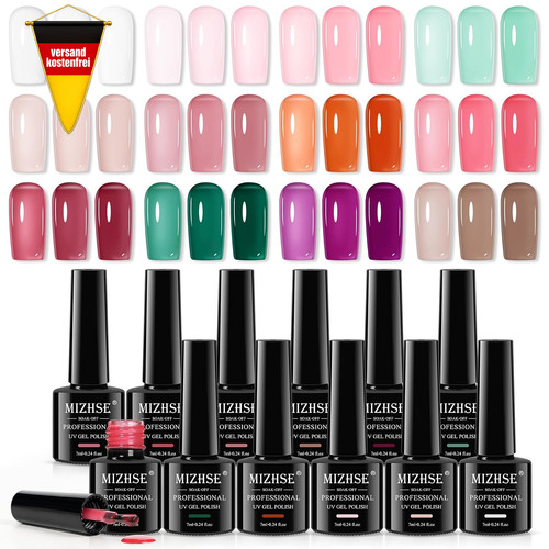 Nagellack set farben - nagellack, 12