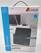 Schwaiger ZA8970 011 DVB-T2 HD Zimmerantenne Antenne Verstärker Schwarz #KT9543X