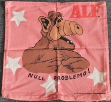 ALF Kissenbezug Kissen 1988 Alien Productions rosafarben 34x32cm Null problemo !