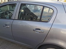 Opel Corsa D Tür Autotür Fondtür Rohbautür hinten links Z163 Lichtsilber met