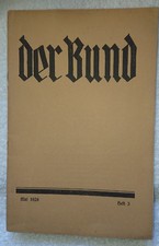 Der Bund Heft 3 Mai 1928 Führerblätter Großdeutscher Jugendbund