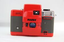 Revue 35 FC Autosensor 38mm 1:3.5 analoge Kompaktkamera rot # 11595
