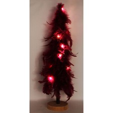 Deko Tannenbaum aus Federn in